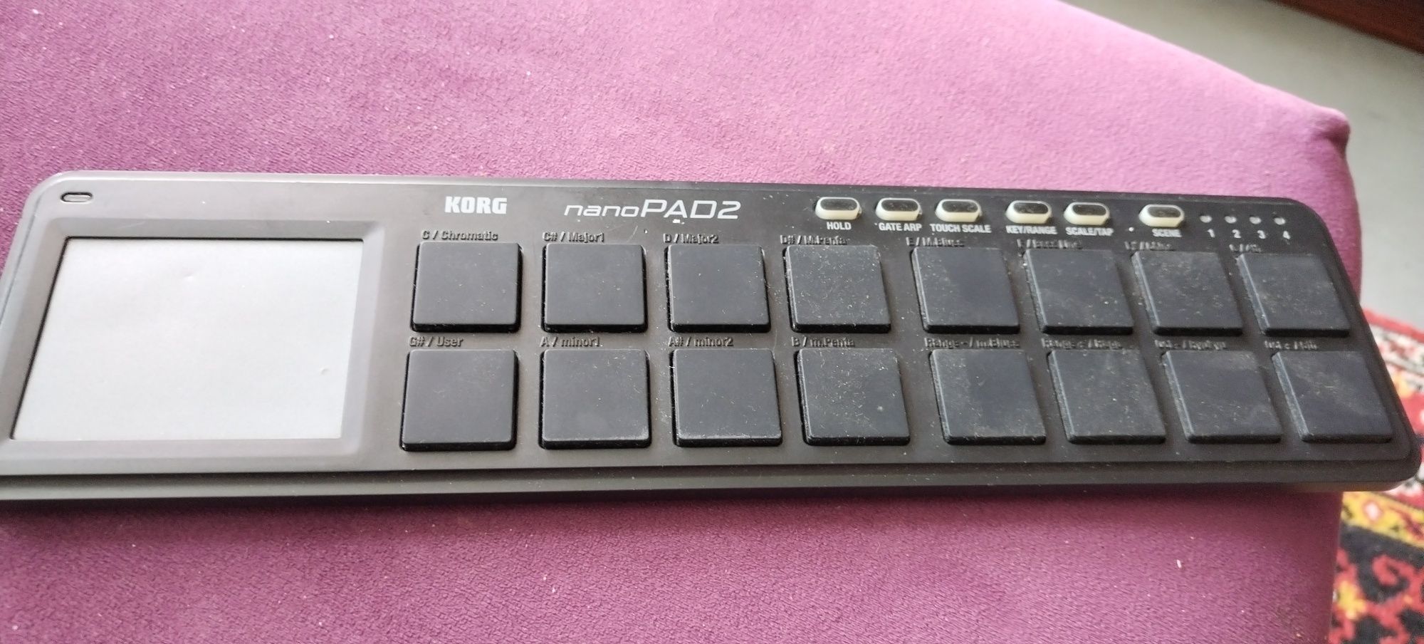 korg nanopad2 контролер