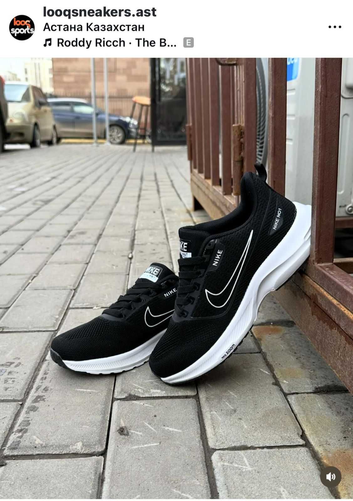 Nike Zoom спортивные мужские кроссовки (2798)