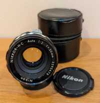 Obiectiv foto Nikon Nikkor-H-C Auto 50mm f2, pre Ai, non Ai