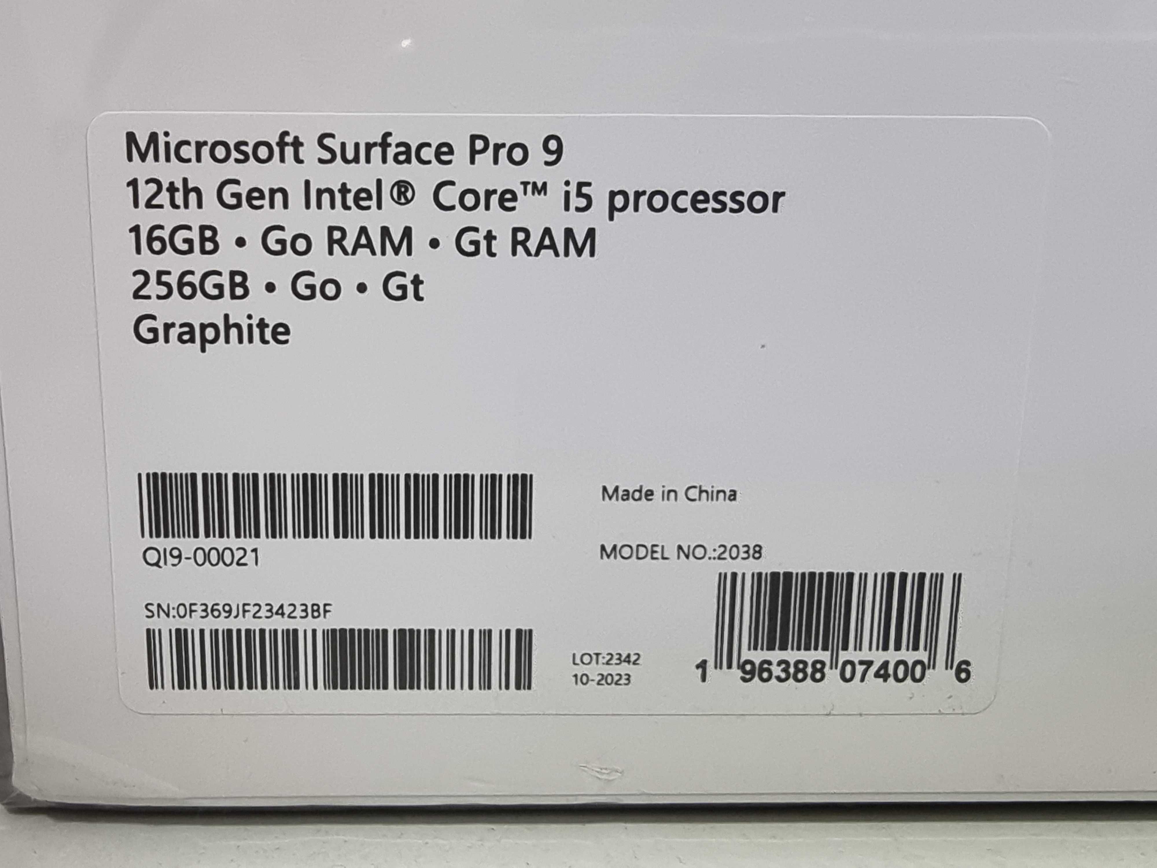 Microsoft Surface Pro 9 - Sigilata - KLI Amanet