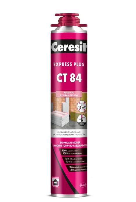 Ceresit CT84 850ML ,adeziv poliuretanic ,polistiren & vată bazaltică