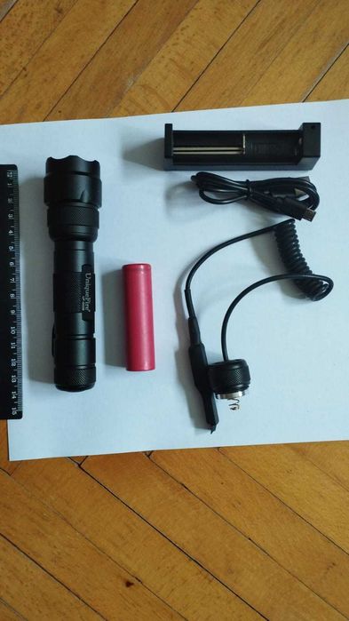 Lanterna 502B  cu Led VERDE cu 1- Mod de iluminare - Full set