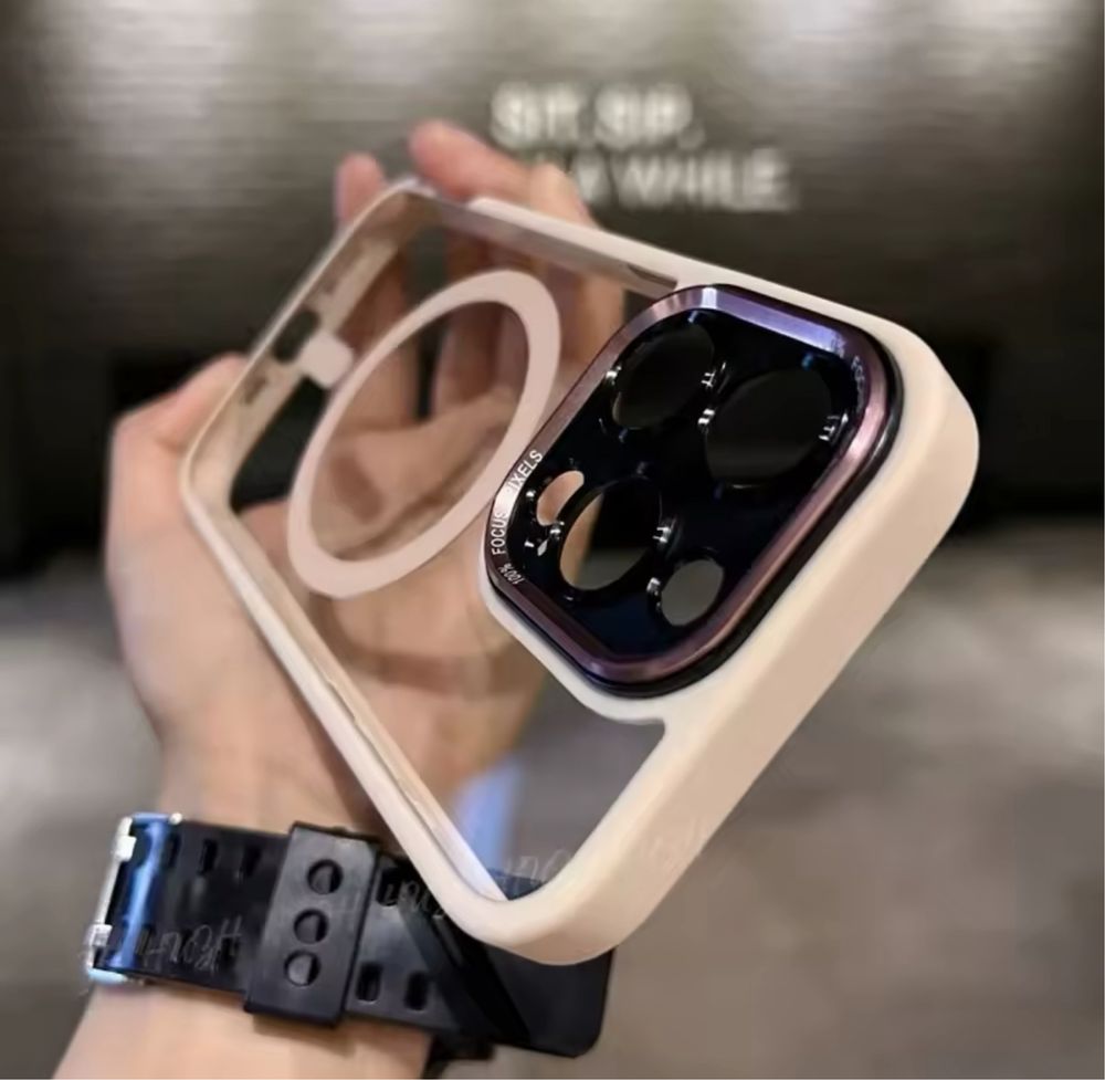 Iphone 16/16 PRO/16 PRO MAX/16 PLUS Husa Fashion Magsafe Spate Fumuriu