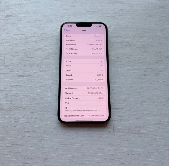 iPhone 13 Pro Max 256 Gb Graphite