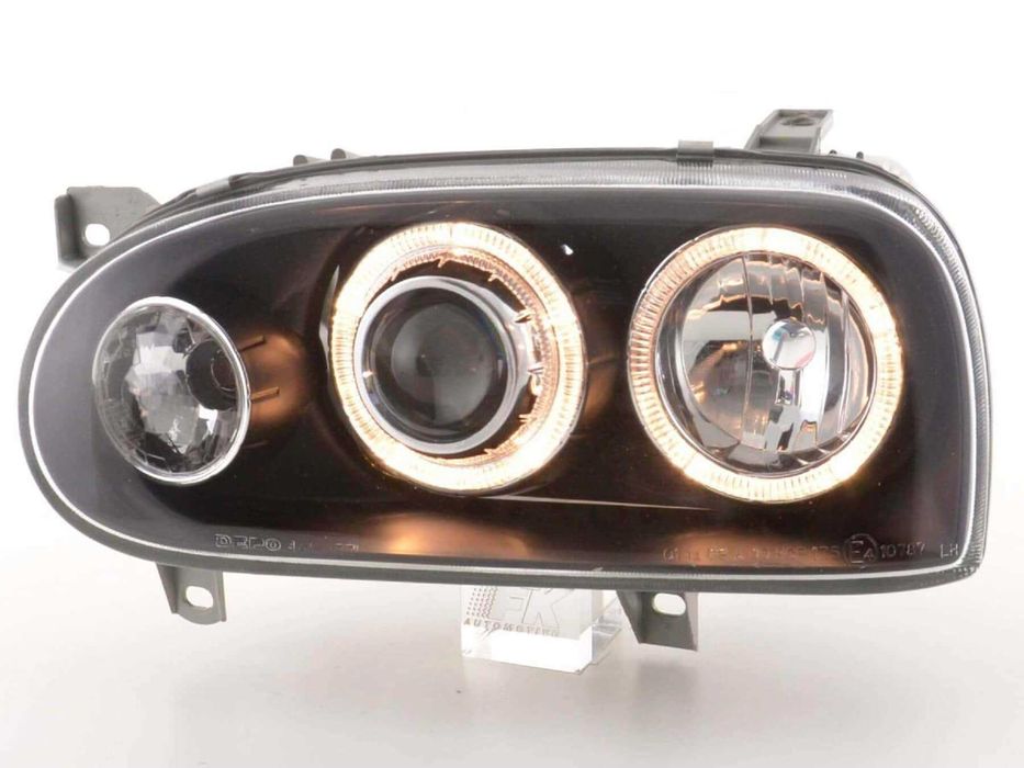 Фарове кристални Ангелски очи VW Golf 3   FKFSVW093