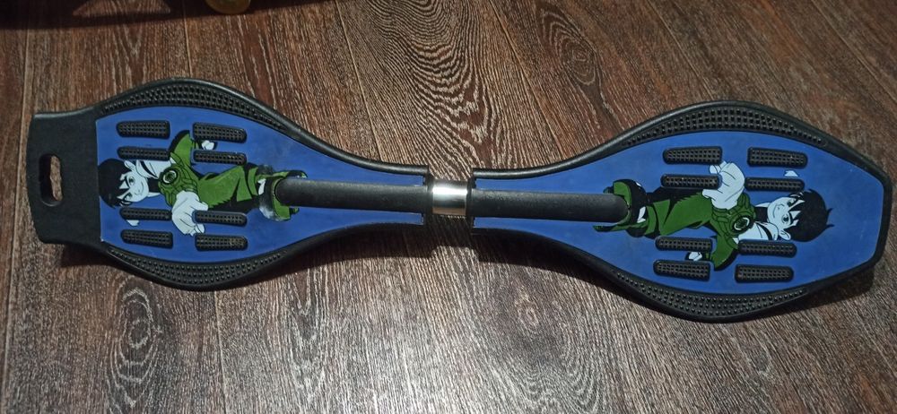 Скейт бабочка синий