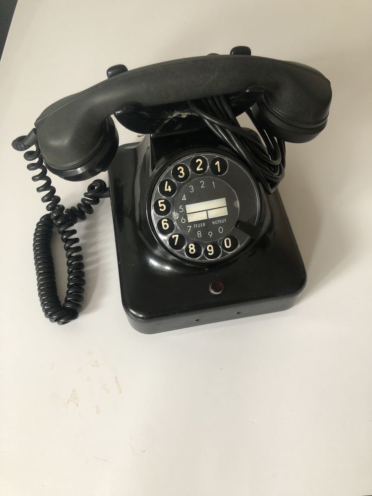 Telefon retro Siemens din ebonita