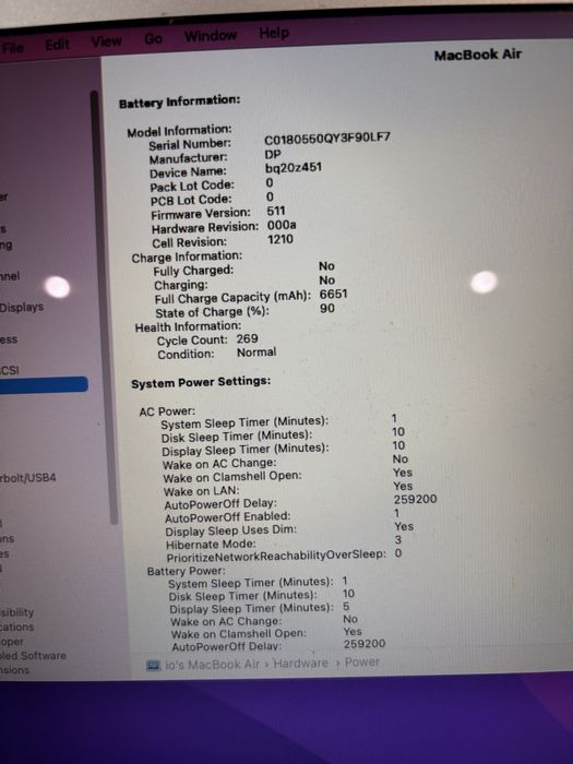 Vând MacBook Air 13” (2017) – i5 / 8GB RAM / 128GB SSD