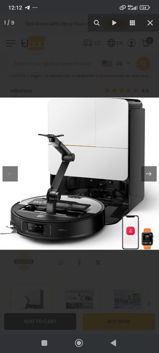 roborock Saros Z70 Robot Vacuum and Mop