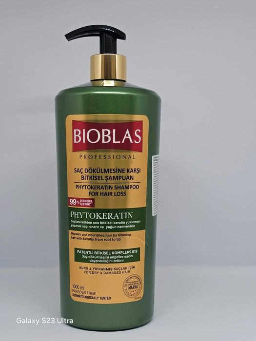 Bioblas Phytokeratin Shampoo – Против косопад 1000мл
