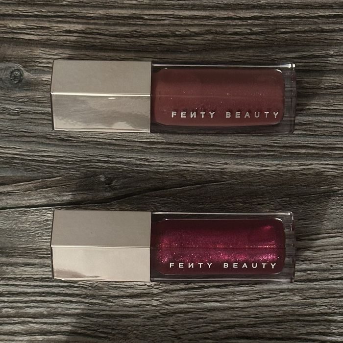 Блеск для губ Fenty Beauty оттенки RiRi и Fuchsia Flex