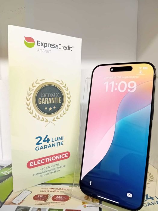 Iphone 16Pro Max 256Gb[Tomesti-b:32157]-Garantie 2 ani!