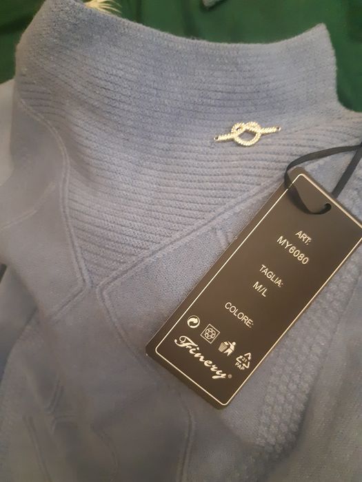 Pulover moale nuanță lavanda-deschis, nou cu etichetă, XS-S