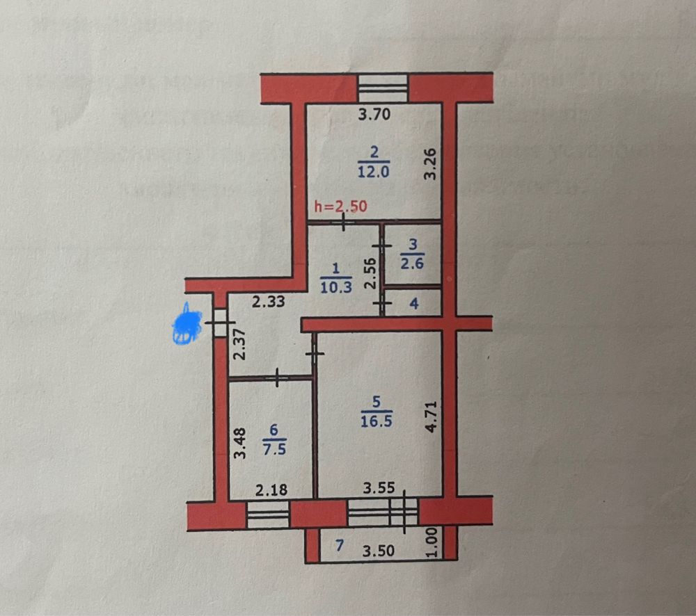 Продам 2-х комнатную квартиру улучшенной планировки 4 район