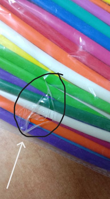 Шар для моделирования 100 штук в 1 упаковке