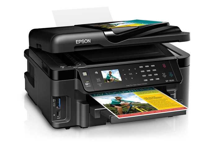 Imprimanta multifunctionala color Epson WorkForce WF-3520DWF A4 WiFi