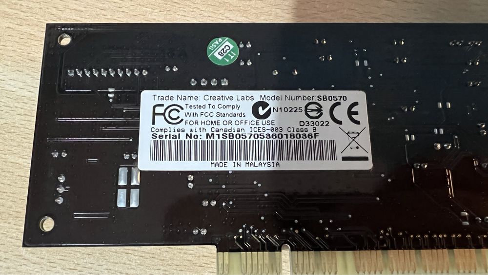 Vând placa sunet Creative Sound Blaster Audigy PCI