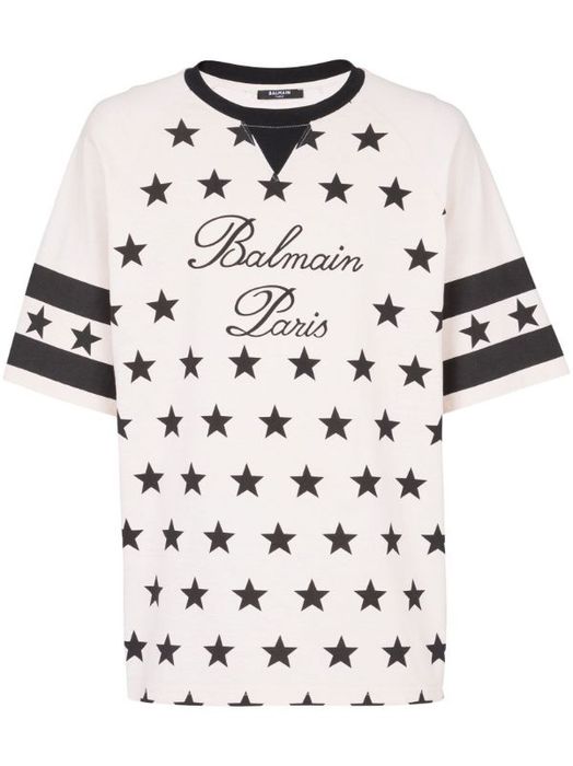Tricou Balmain Signature Stars serie articol CH1EH135GD27 S-L