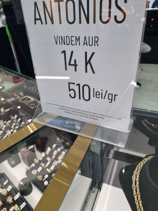 Vand Super Lant Cuban Aur Alb 14 k IEFTIN