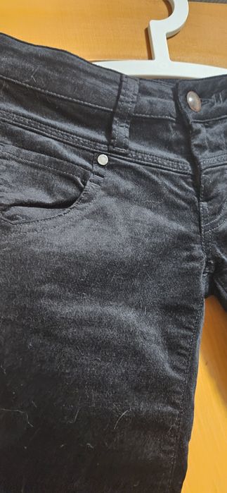 Bermude dama Review 27 negru catifea