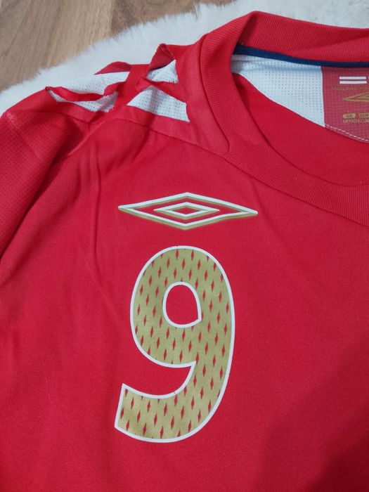 Tricou Fotbal Vintage Anglia #9 Rooney