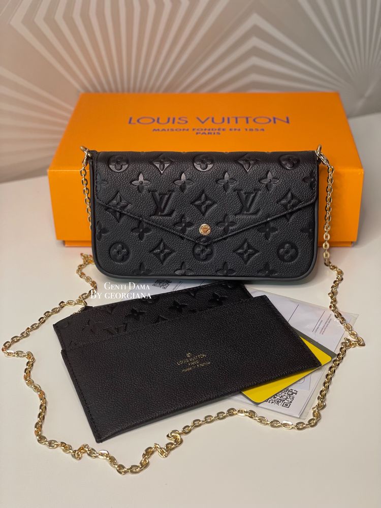 Geanta/Genti Louis Vuitton Felice Empreinte Clutch Piele Naturala