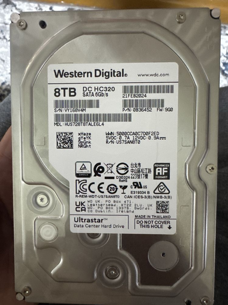 Продается Hard Disk 8tb