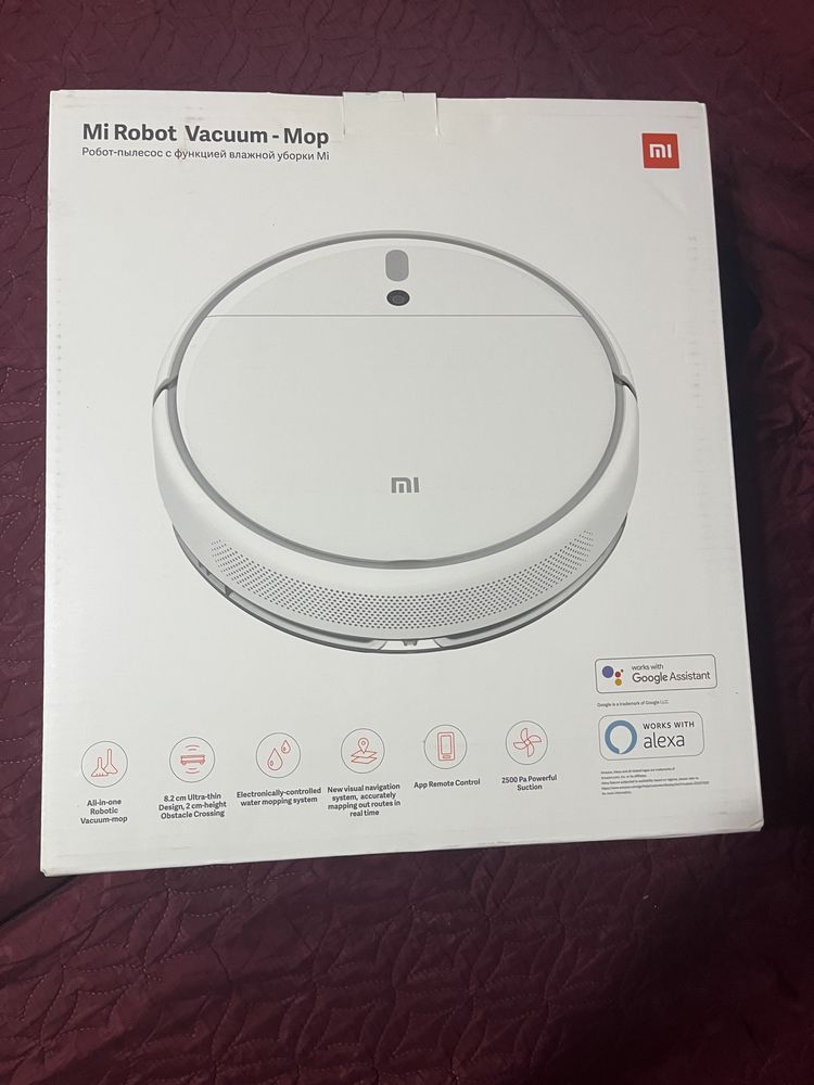 Робот пылесос MI Robot Vacuum -MOP