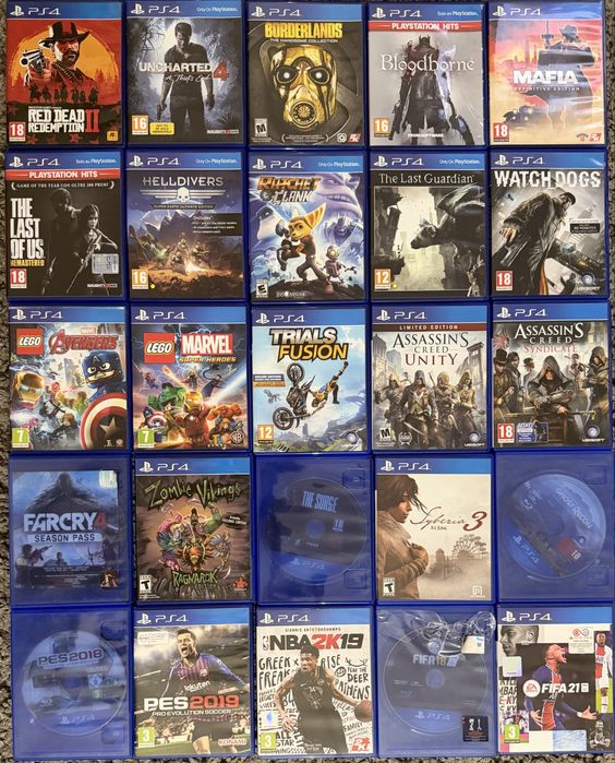 RDR, Ghost, FIFA , etc PS4 / PS5