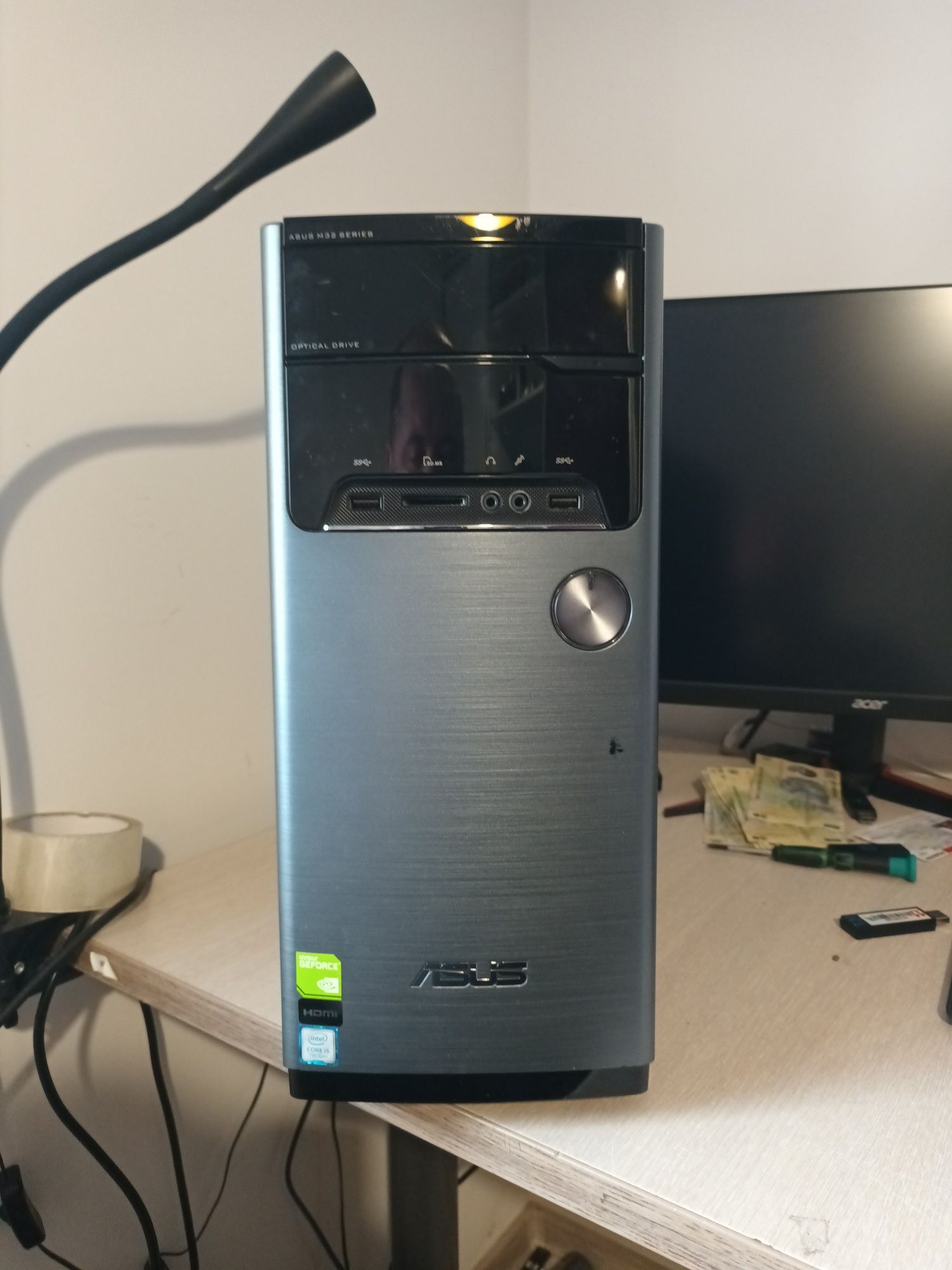 PC Asus IntelCore i5-7400 3.00GHZ 12GB ddr4/256SSD/Nvidia GTX1050 2GB