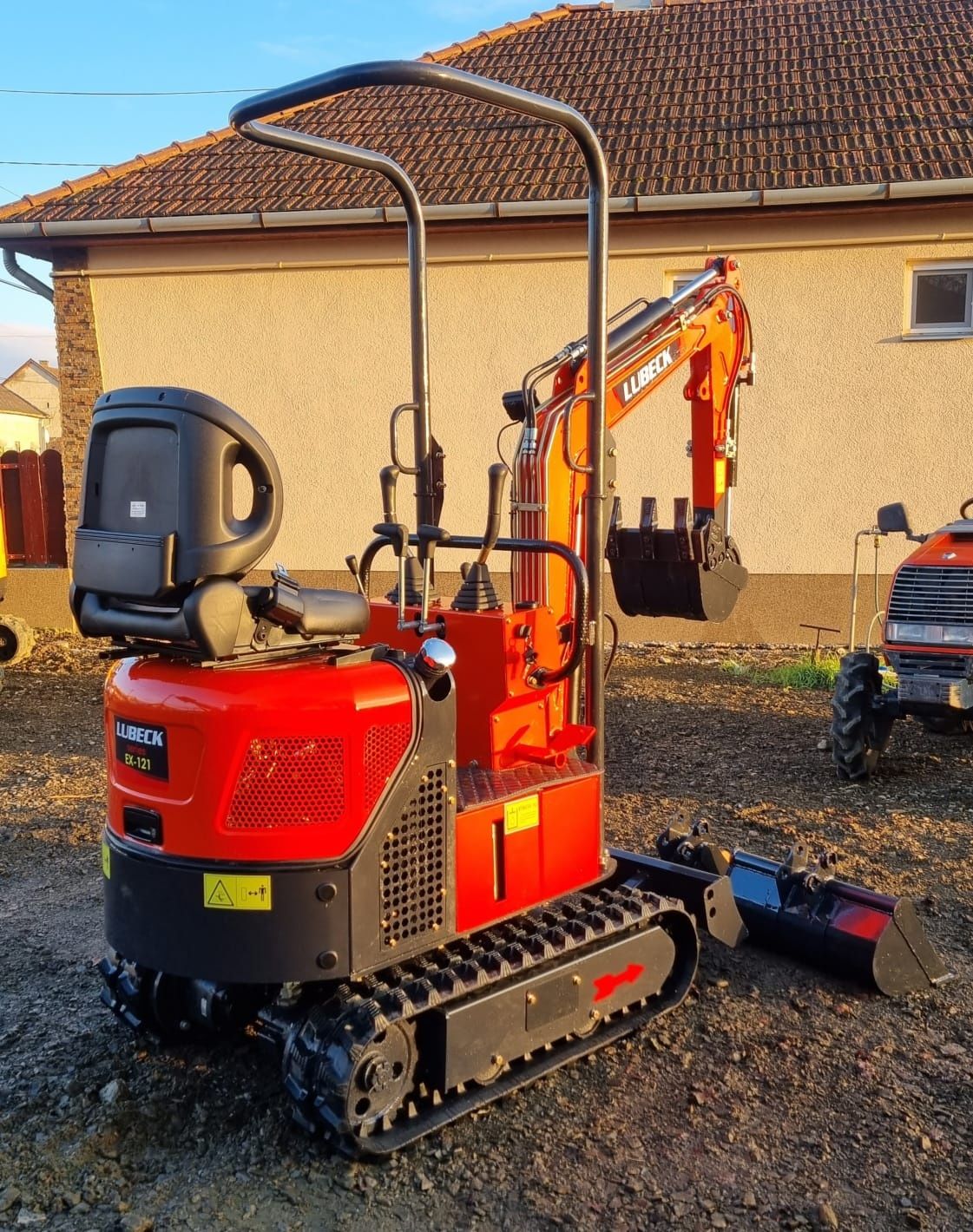 Miniexcavator Lubeck EX 121~Nou~ Garanție 2 ani