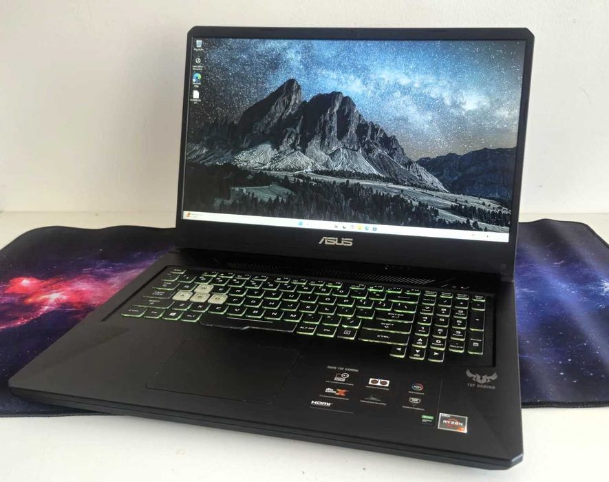 Asus TUF Gaming17,3"FHD AMD Ryzen 7 3750H GTX 1050 512 GB SSD 16GB RAM
