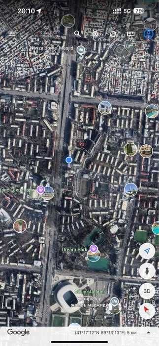 ;Чиланзар‼️3/8/9 квартира 72м2 3йКвартал метро Новза парк Dreamline