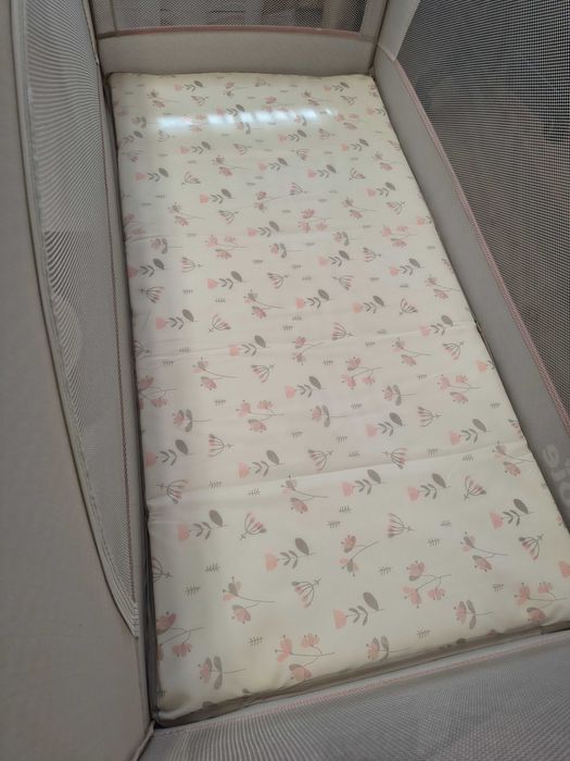 Patut de voiaj Joie + saltea cocos + saltea pliabila de calatorie