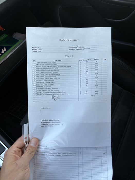 Passat B6 седан highline