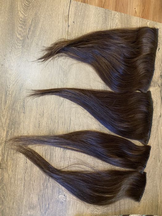 Естестена коса шоколад