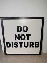 Tablou plancarda decorativa cu mesaj DO NOT DISTURB