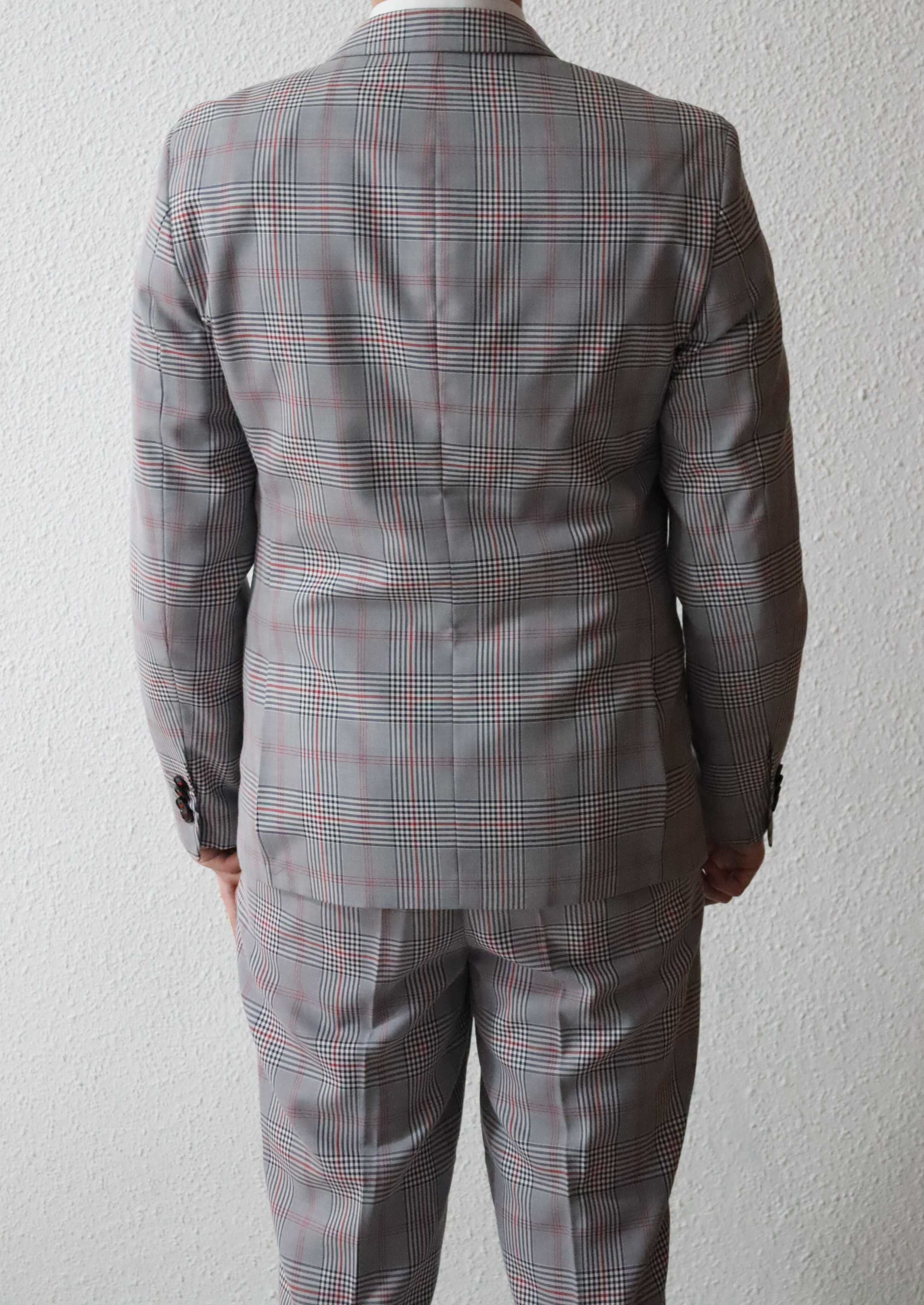 Costum bărbați, marca Reserved, gri, mărimea 48, 2 piese