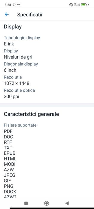 eBook Reader Amazon Kindle 2024