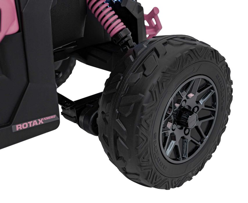 UTV electric pt copii Can-Am Maverick 24V 800W 4x4 (CA003) Roz