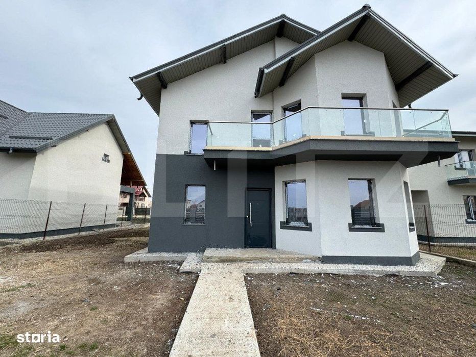 Casa semi-finisata P + M, 131 mp utili, teren 339 mp, Pielesti, zona M