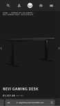 OFERTA 50% REDUCERE!!! Birou ergonomic gaming Herman Miller Nevi negru