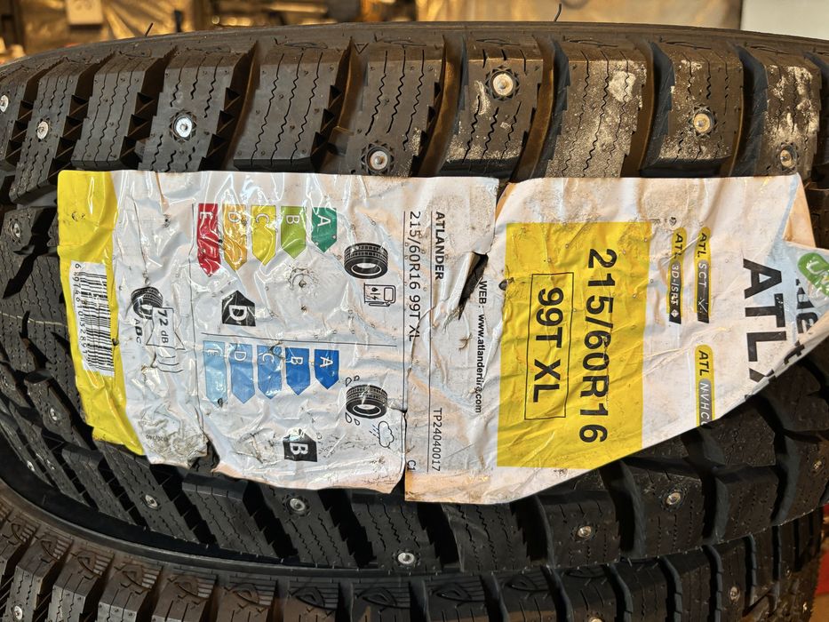 Продам зимние новые шины 216/60r16