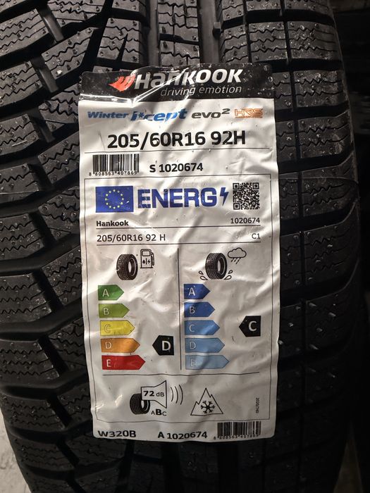 Hankook 205 60 R16 Runflat Iarna
