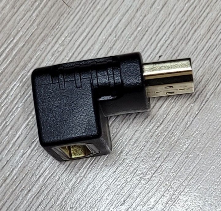 Переходник HDMI 90 градусов