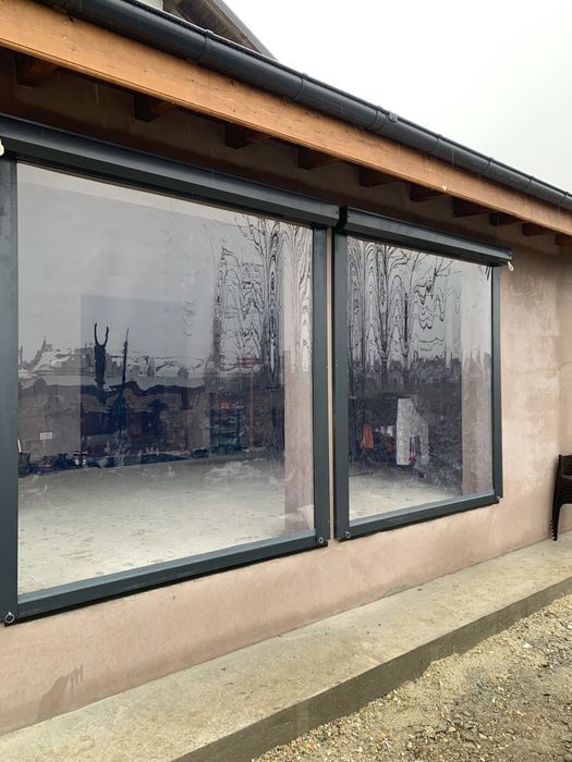 Închidere terase , foișoare și balcoane cu Folie PVC Cristal