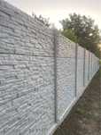Montaje gard din placi de beton