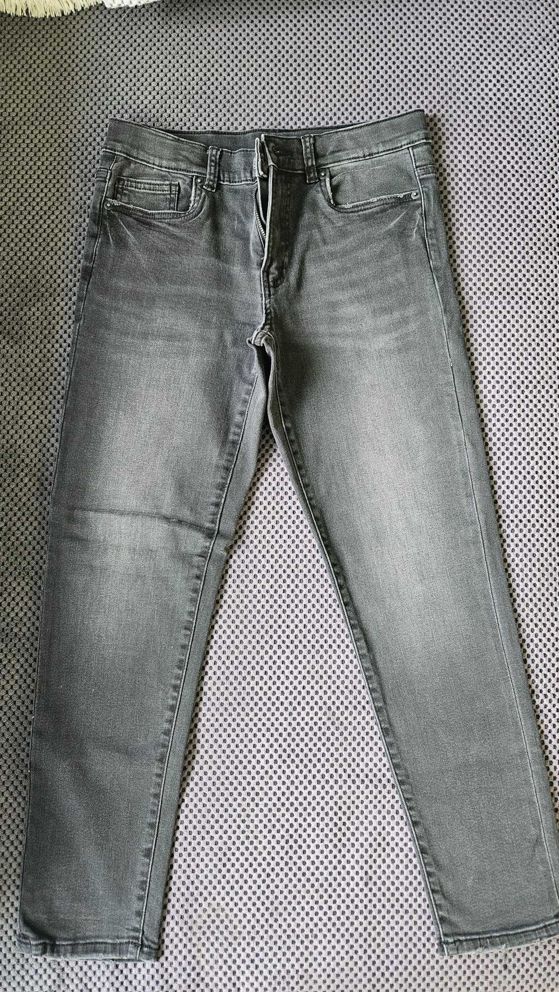 Детски дънки Zara, 164 cm, сиви