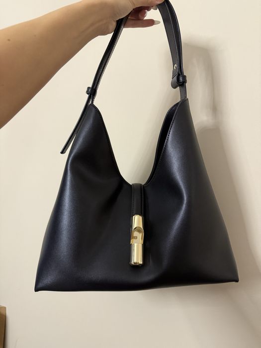 Furla кожена чанта