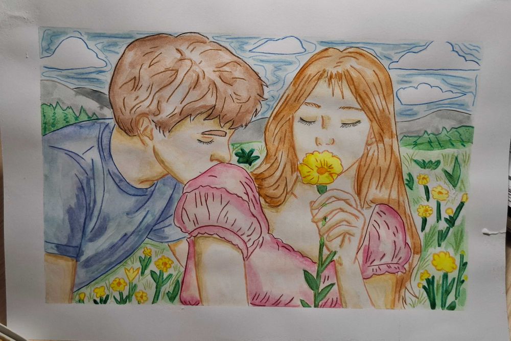 Рисунка "Полеви мелодии"